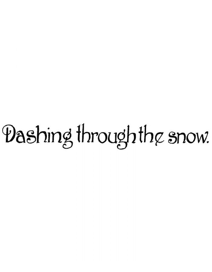 Dashing Through The Snow - H9373