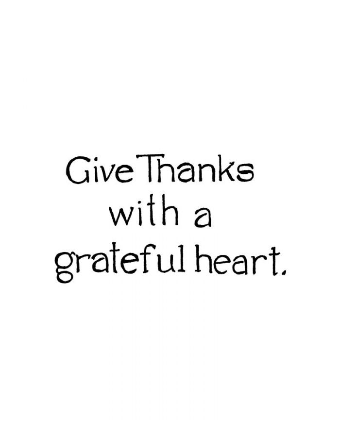 Give Thanks With A Grateful Heart - CC11350