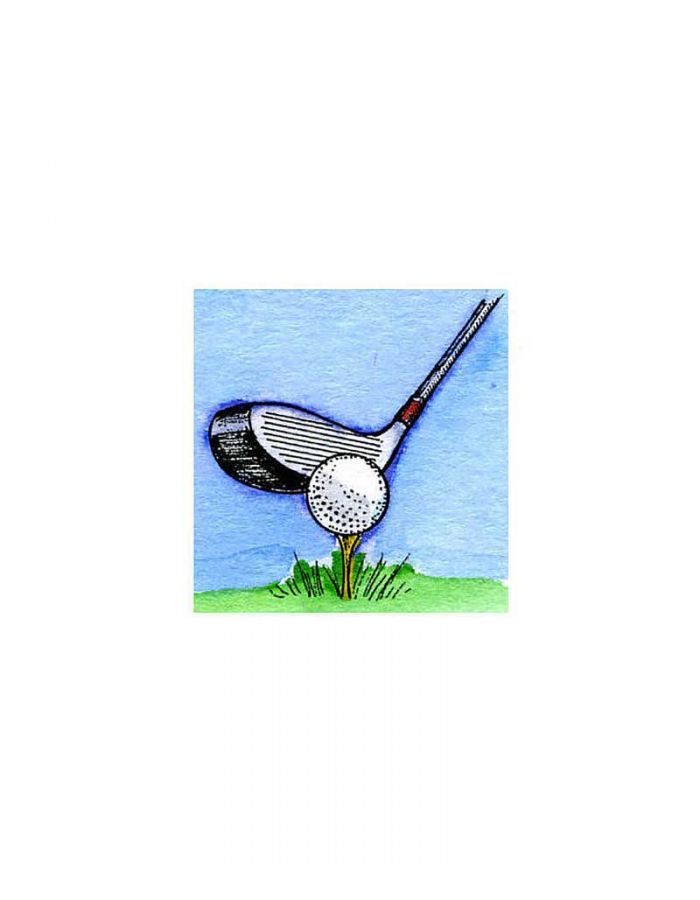 Golf Tee with Wood - A9783