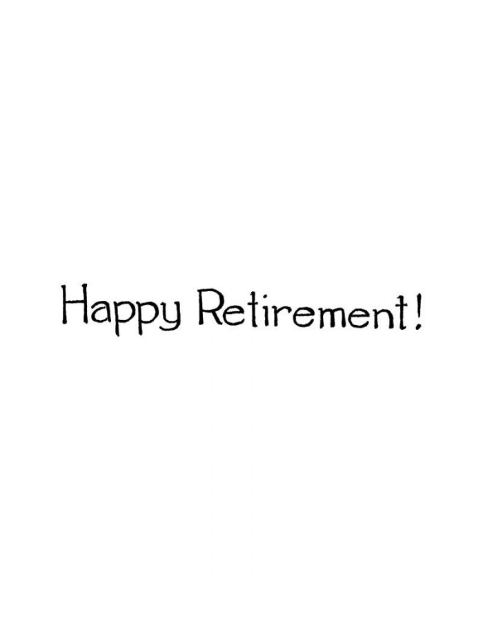 Happy Retirement - DD11302