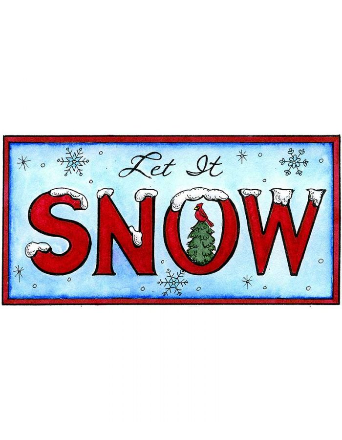 Let It Snow With Cardinal - O10174