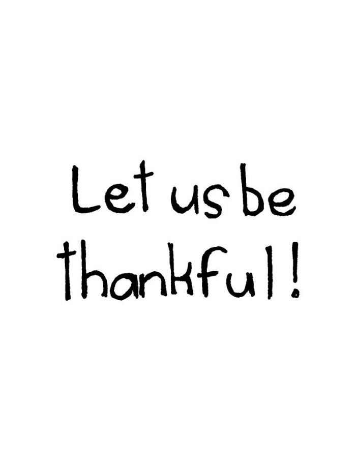 Let Us Be Thankful - B10987