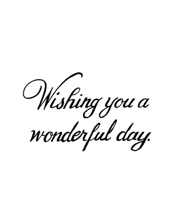 Wishing You A Wonderful Day - D9498