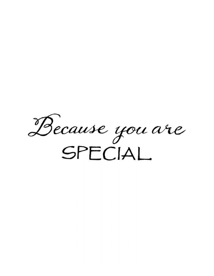Because You Are Special - D8435