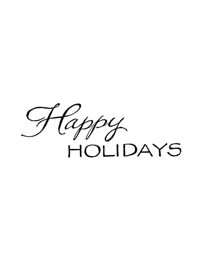 Happy Holidays - D8305