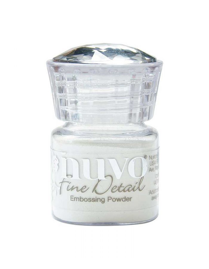 Nuvo Fine Detail Embossing Powder: Crystal Clear 586N
