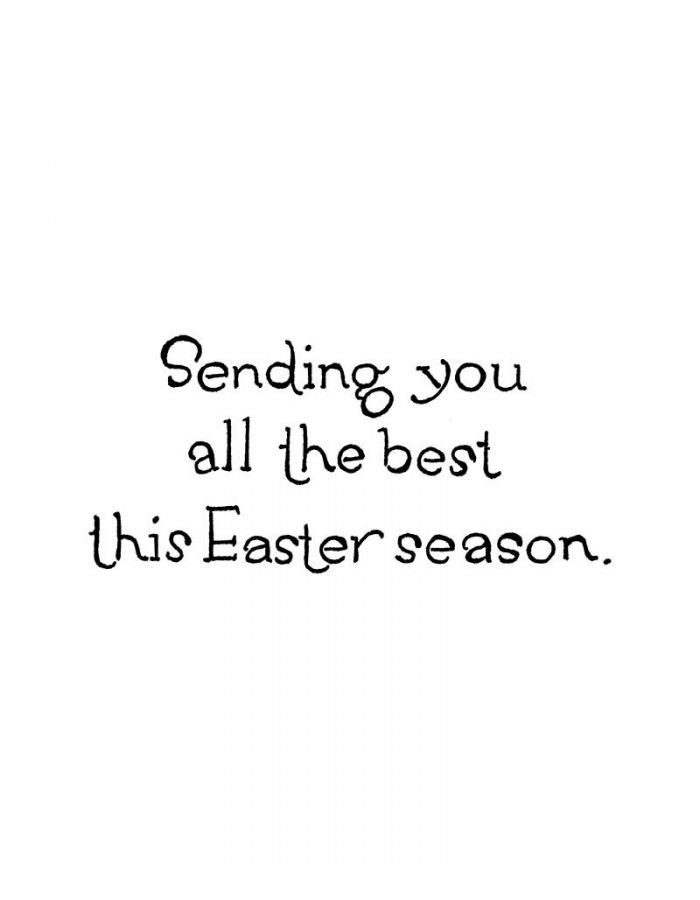 Sending You All The Best This Easter Season - D10751