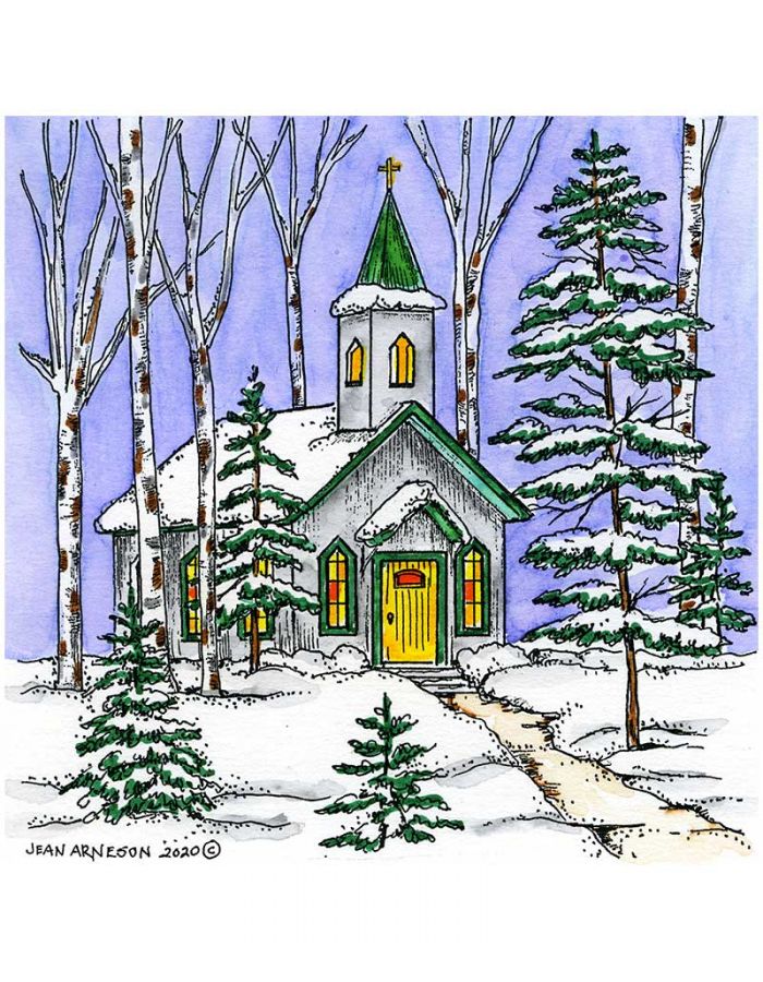 Snowy Church - PP10868