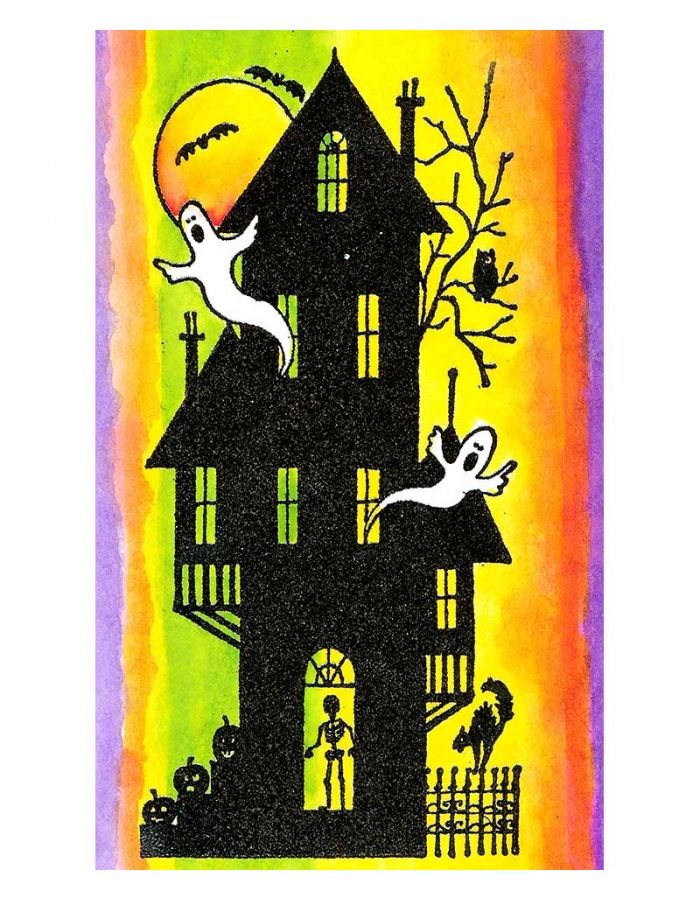 Tall Solid Haunted House - O7005