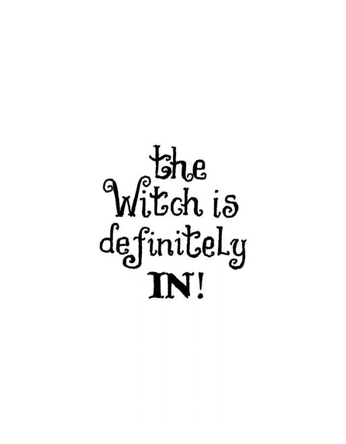 The Witch is Definitely In - C10478