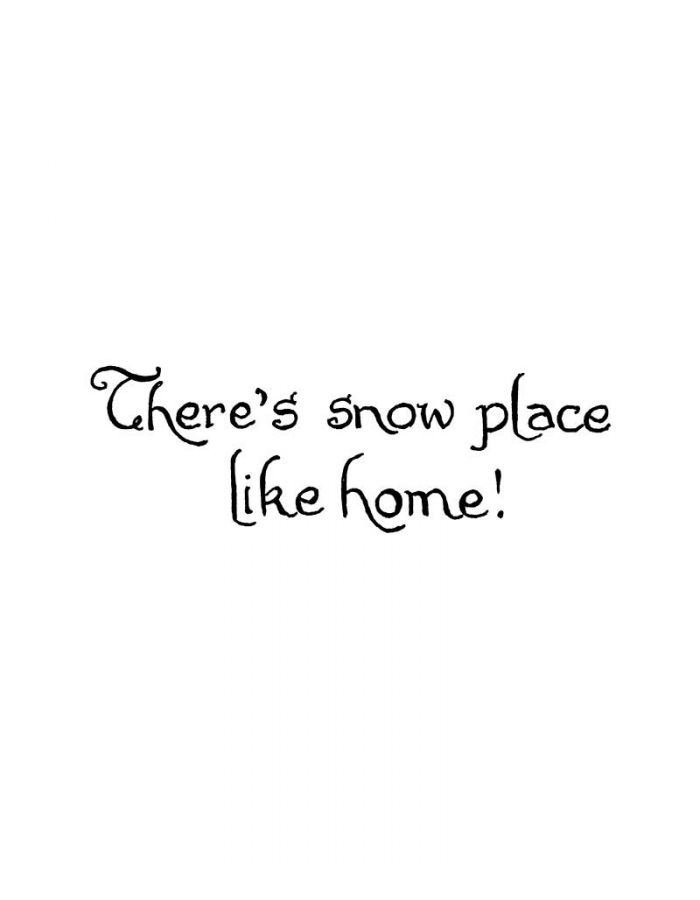 There's Snow Place Like Home - D11409
