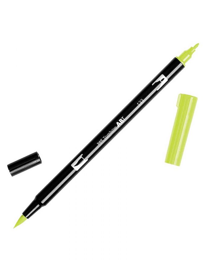 Tombow Dual Brush Pen: Chartreuse 133
