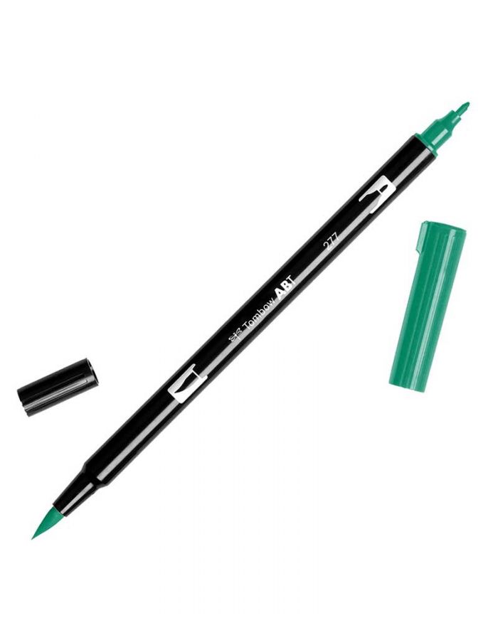 Tombow Dual Brush Pen: Dark Green 277