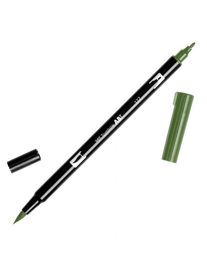 Tombow Dual Brush Pen: Dark Jade 177