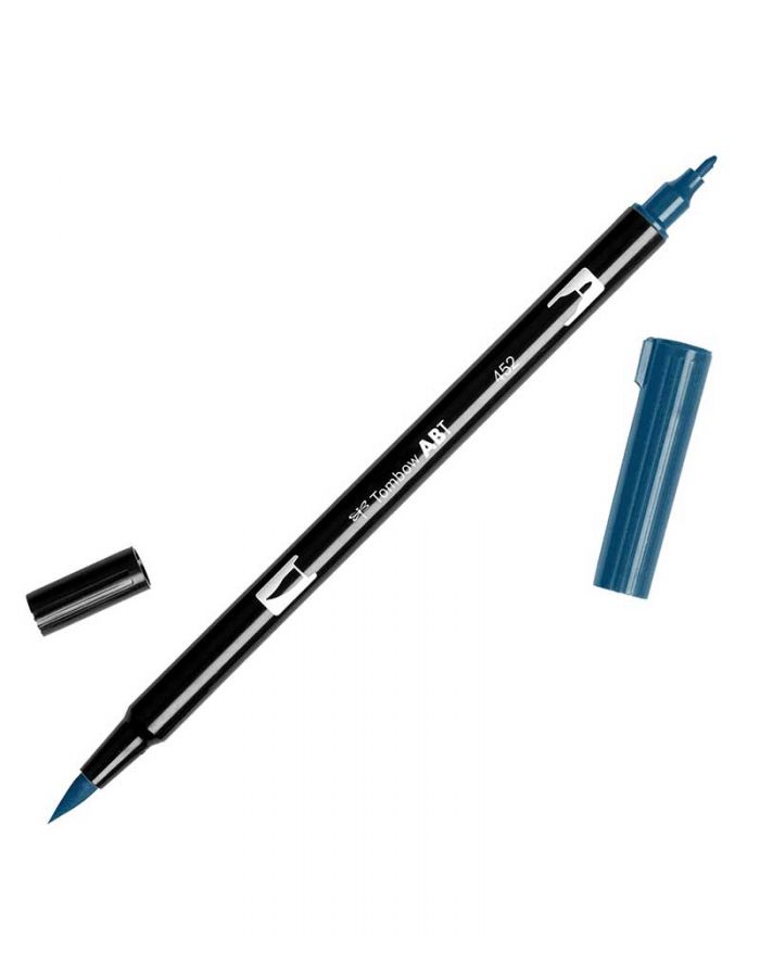 Tombow Dual Brush Pen: Process Blue 452