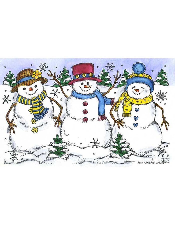 Trio of Snowmen - NN11213