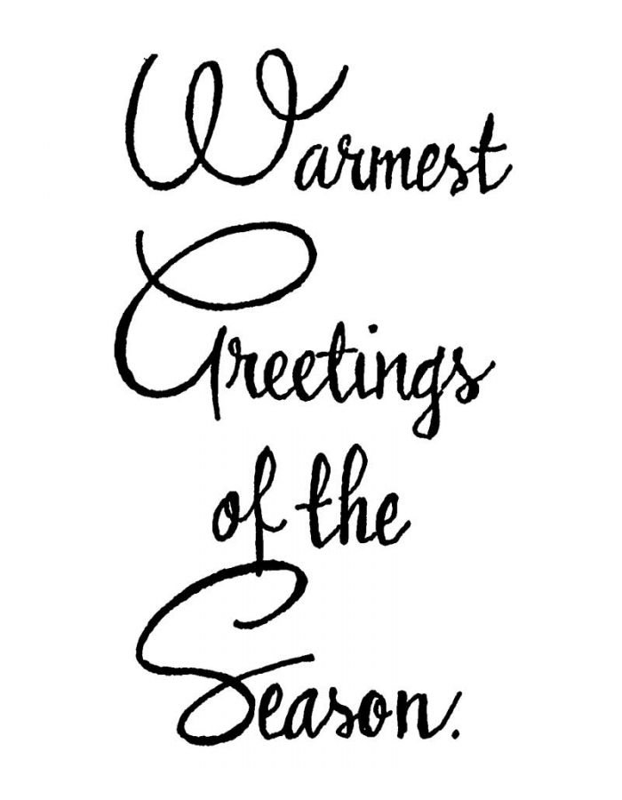 Warmest Greetings of The Season - CC10703