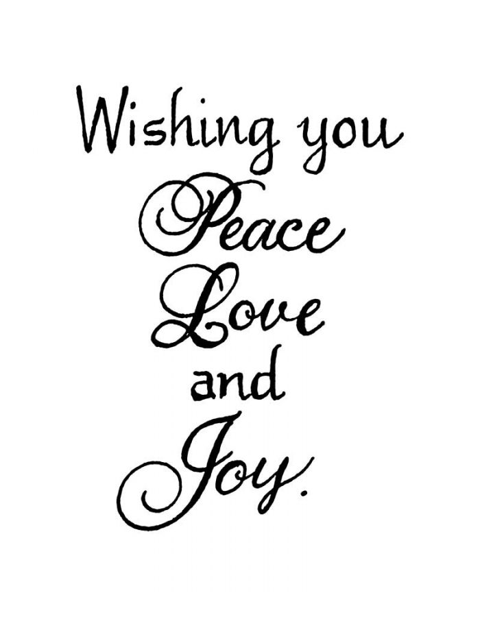 Wishing You Peace Love and Joy - CC11202