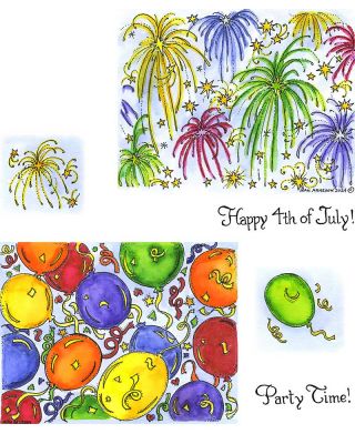 Balloon Background & Fireworks Background - NO-246