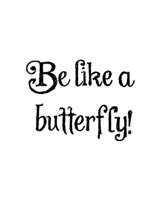 Be Like A Butterfly - B11111