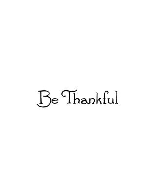 Be Thankful - BB10666