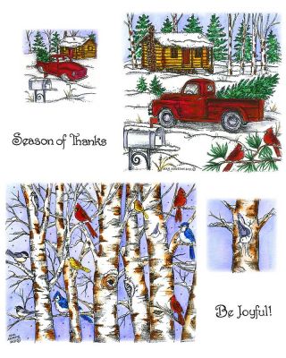 Cabin, Truck & Cardinals and Winter Frolic - NO-153