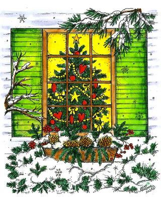 Christmas Window - P11019