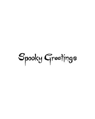 Spooky Greetings - BB9169
