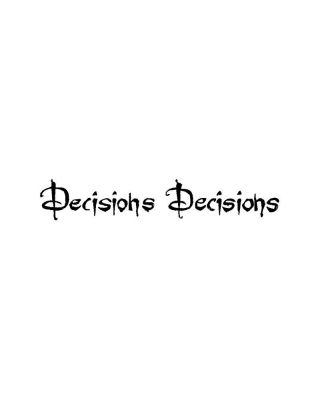 Decisions Decisions - DD10071