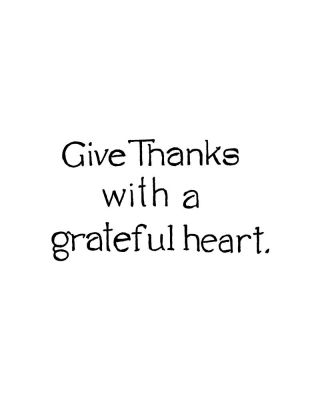 Give Thanks With A Grateful Heart - CC11350