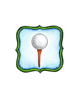 Golf Ball on Tee - CC10033