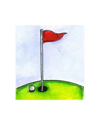 Golf Green and Pin - CC11299