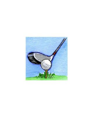 Golf Tee with Wood - A9783