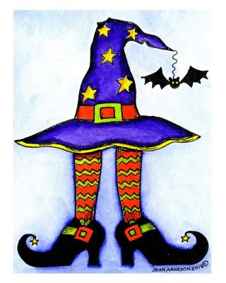Lania's Witch Hat and Legs - M10054