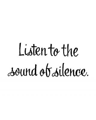 Listen To The Sound of Silence - D10786
