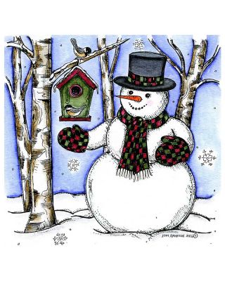 Lulu's Snowman and Birdhouse - PP10142