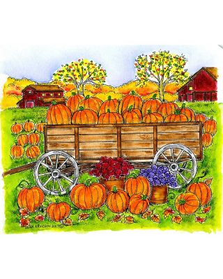 Matthew's Pumpkin Wagon - P10305