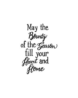 May the Bounty of the Season - CC10492