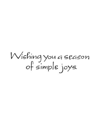 Wishing You a Season - D8312