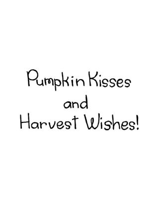 Pumpkin Kisses - D11000