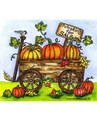 Pumpkins For Sale Wagon - M10985