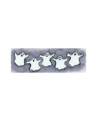 Row of Happy Ghosts - D9153