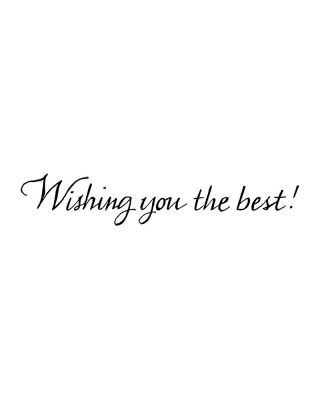 Wishing You The Best - H8550