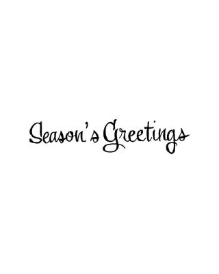 Season's Greetings - DD10856