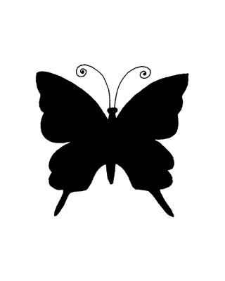 Silhouette Open Butterfly - B7341