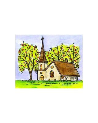 Small Serene Spring Church - C10737