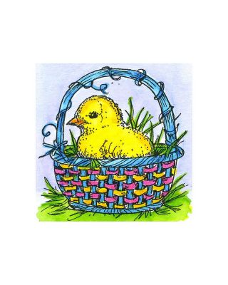 Small Spring Chick Basket - C10746