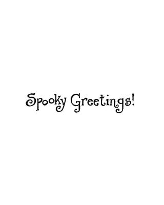 Spooky Greetings - BB10467