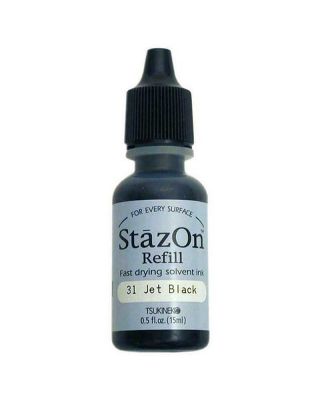 StazOn Ink Refill, Jet Black