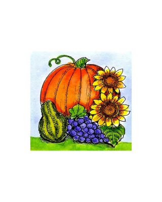 Sunflower, Grapes and Pumpkin - C10301